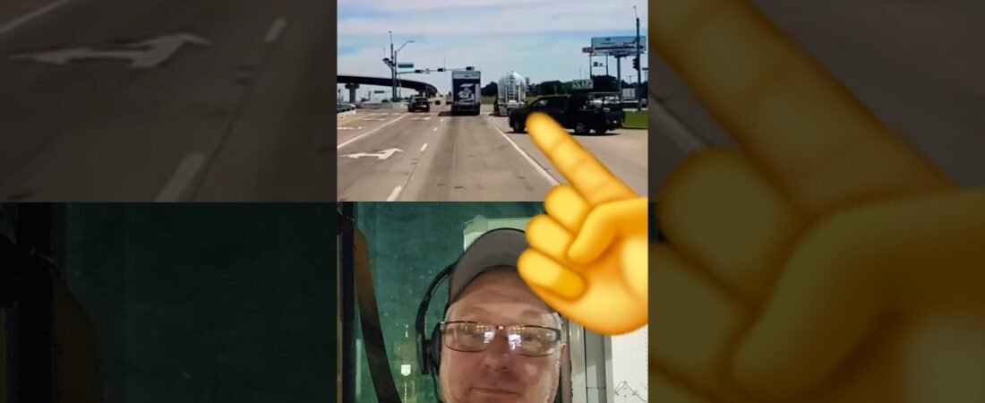 BIG RIG RUNS THE RED LIGHT ON CAMERA! FROM @RideAlongGang