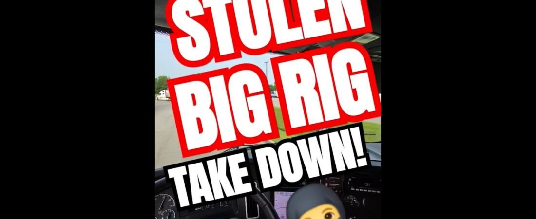 BIG RIG TAKE DOWN AT THE TRUCK STOP. Nobody is safe!