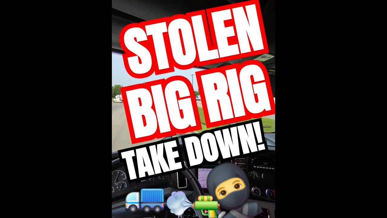 BIG RIG TAKE DOWN AT THE TRUCK STOP. Nobody is safe!