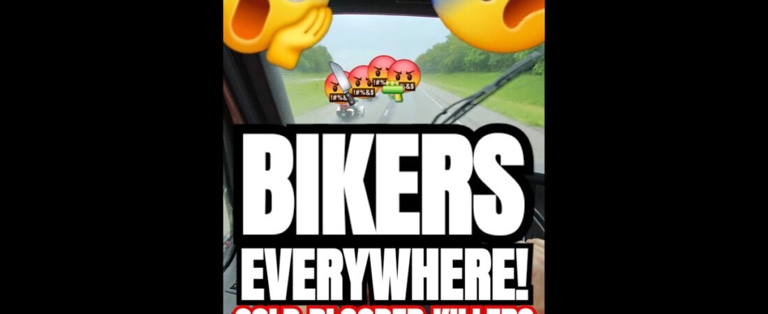BIKERS TAKE OVER HIGHWAYS! The scariest thing that can happen on a road trip.