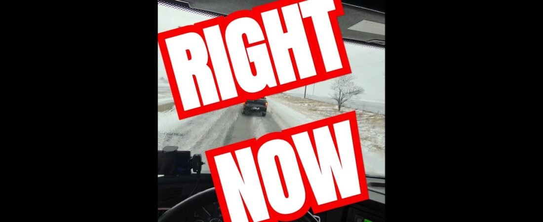 BLIZZARD HITTING RIGHT NOW! Everything is shut down. Truckers need to go home.