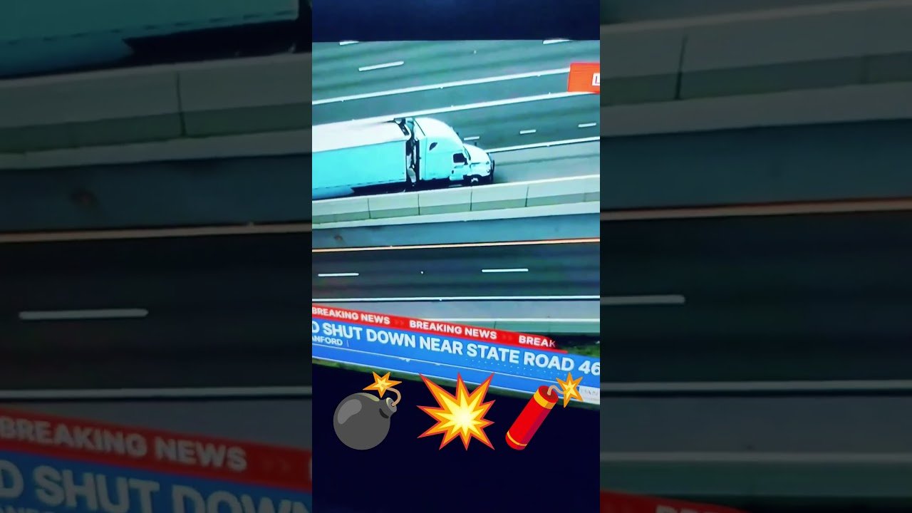 BOMBS IN SEMI TRAILER SHUTS DOWN ENTIRE CITY IN FLORIDA.