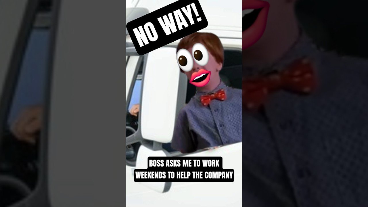 BOSS WANTS ME TO WORK WEEKENDS TO HELP THE COMPANY.