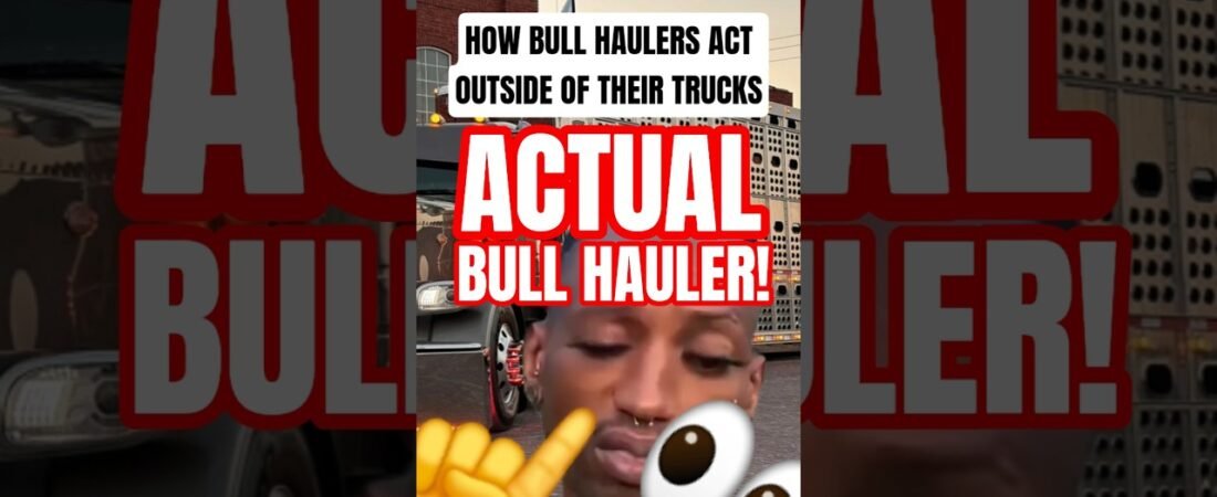 BULL HAULERS ARE BULLIES INSIDE AND OUTSIDE OF THIER TRUCKS. Here’s one doing what they do.
