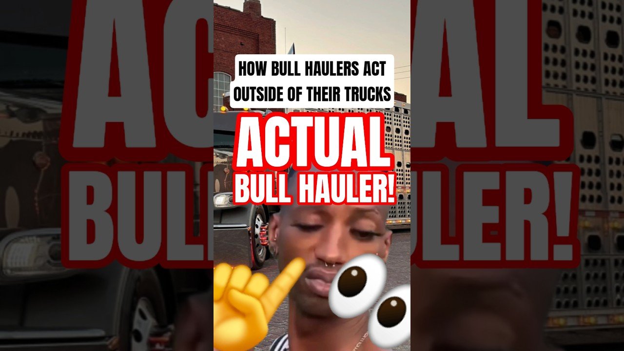 BULL HAULERS ARE BULLIES INSIDE AND OUTSIDE OF THIER TRUCKS. Here’s one doing what they do.