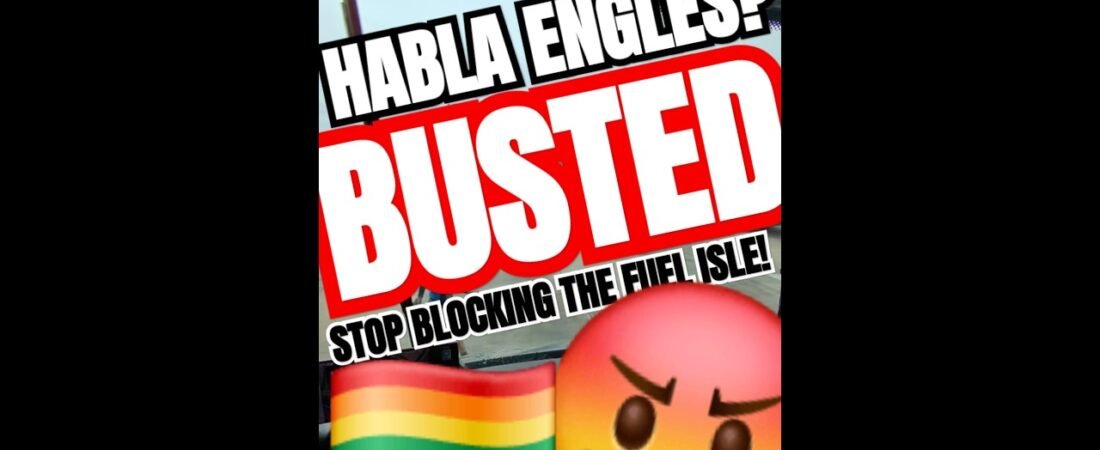 BUSTED BLOCKING FUEL ISLE! They will never learn.