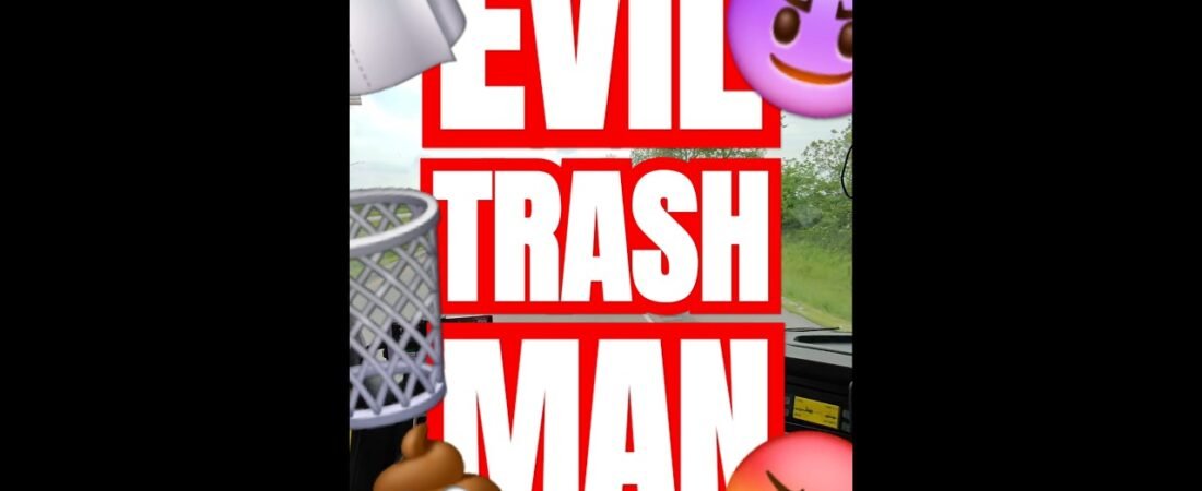 BUSTED! 🛑 EVIL TRASH MAN DROPPING GARBAGE EVERYWHERE.