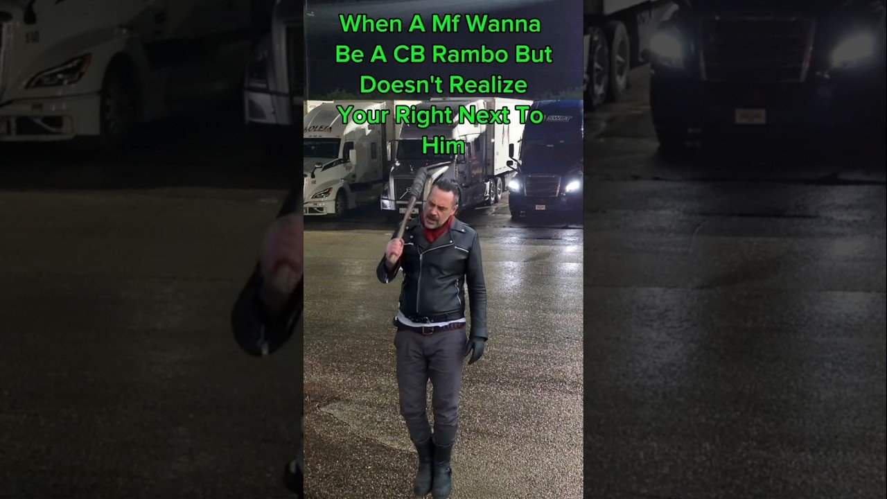 BUSTED TALKING TRASH ON THE CB RADIO AT RHW TRUCK STOP.