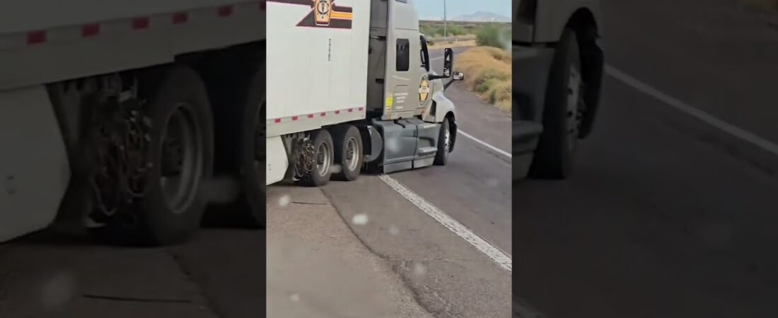 Big Rig Hit and Run! You’ve never seen anything like this. This isn’t supposed to happen