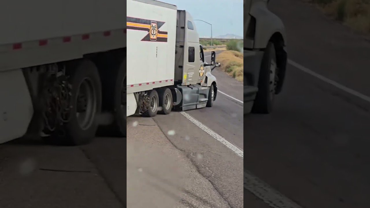 Big Rig Hit and Run! You’ve never seen anything like this. This isn’t supposed to happen