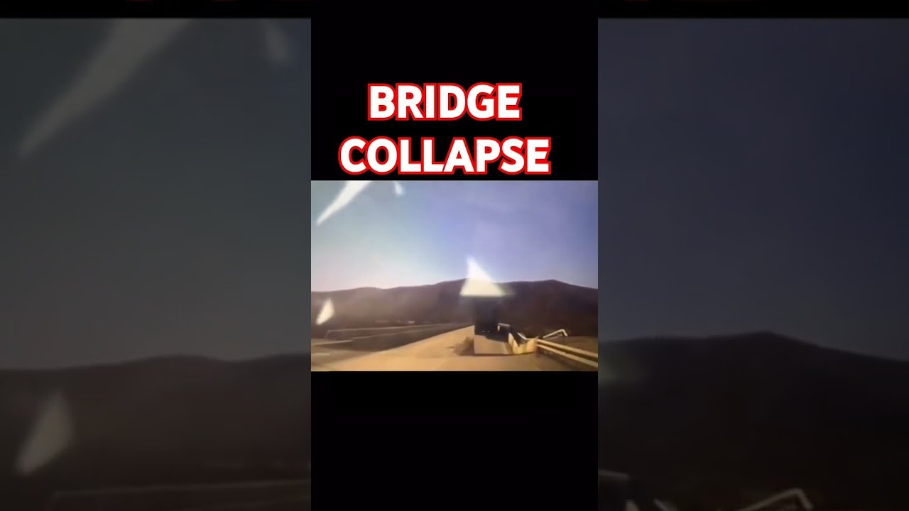 Bridge Collapsed and swallowed an entire Big Rig in a split second. You don’t want to miss this one.