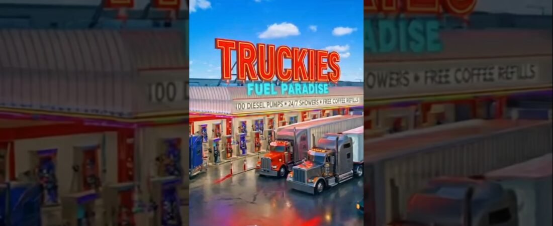 Buc-ees VS Truckies. BETTER THAN BUC-EES. NO CARS ALLOWED! ONLY SEMI TRUCKS! #trucker #trucking