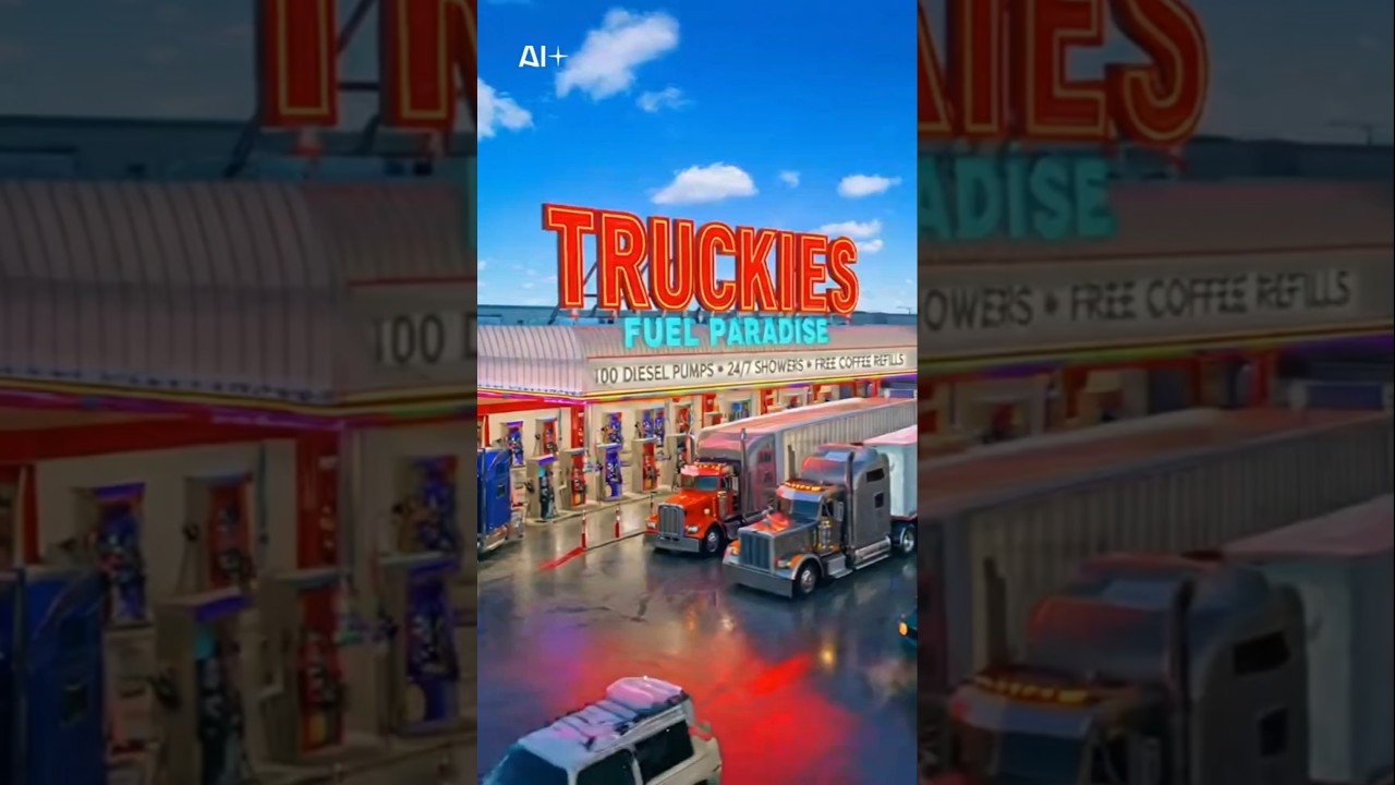 Buc-ees VS Truckies. BETTER THAN BUC-EES. NO CARS ALLOWED! ONLY SEMI TRUCKS! #trucker #trucking