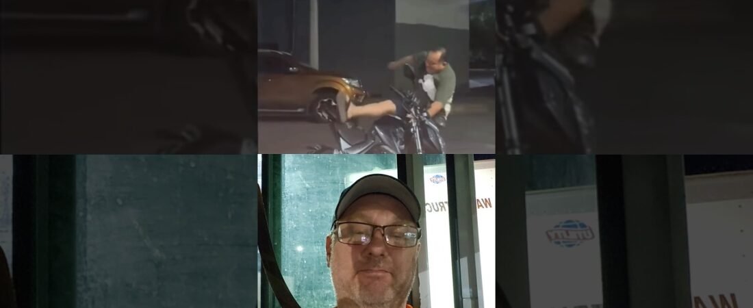 CAN I TRY OUT YOUR NEW MOTORCYCLE, DRIVER?
