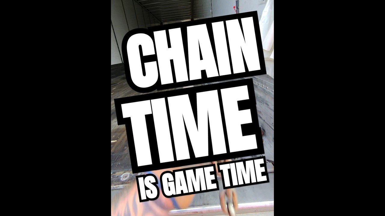 CHAIN TIME! This is where it gets MANLY!