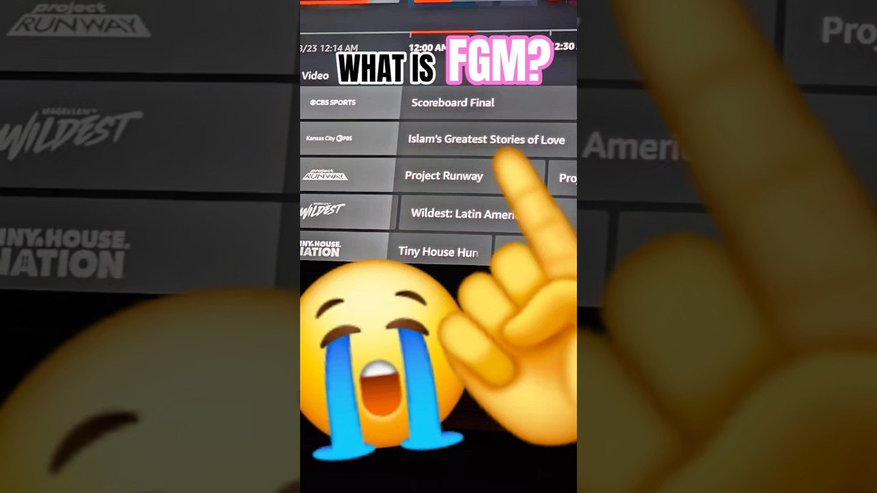 CLICKED WRONG BUTTON AND THIS POPPED UP. Hey PBS.. WTH is FGM?