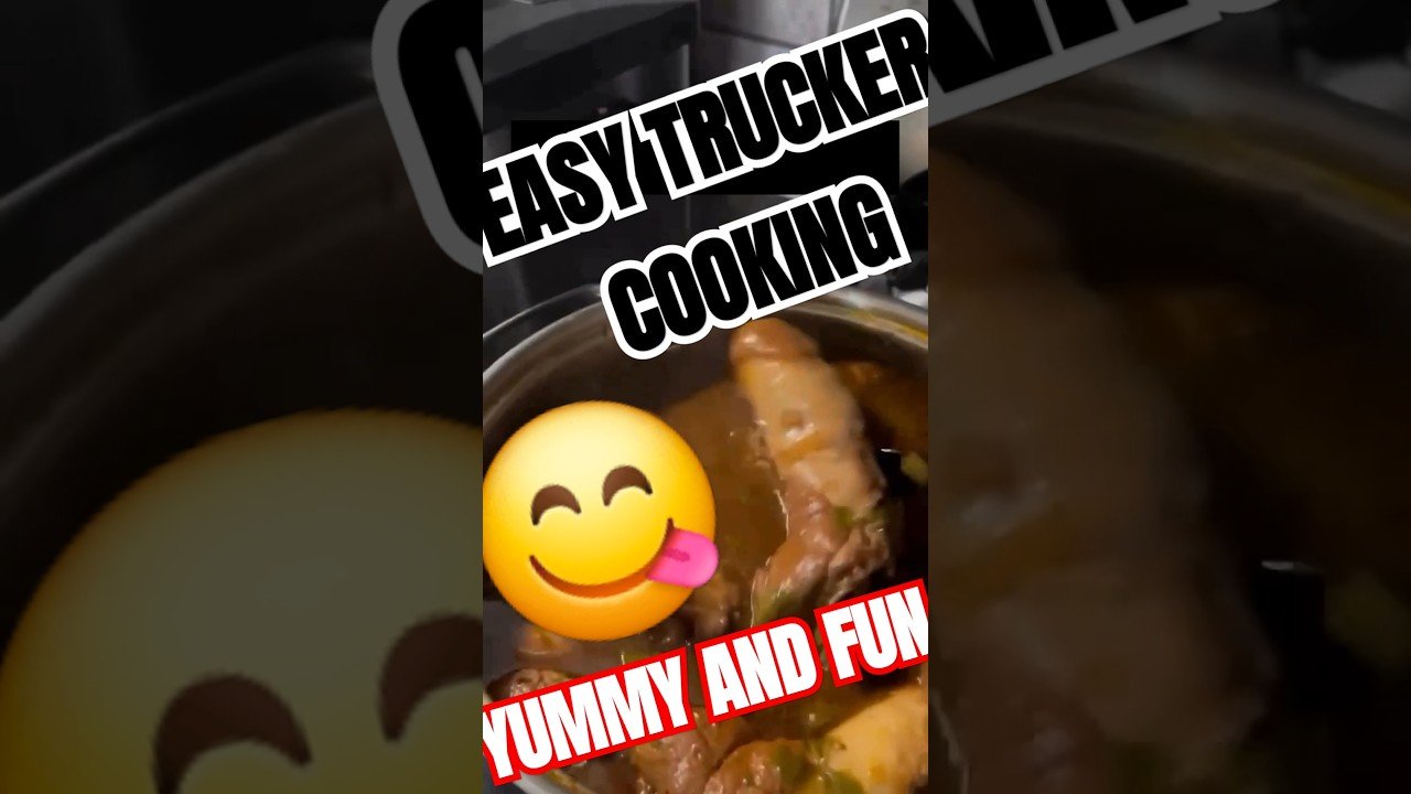 COOKING IN A SEMI TRUCK JUST GOT EASY! Truckers just know how to do it right.