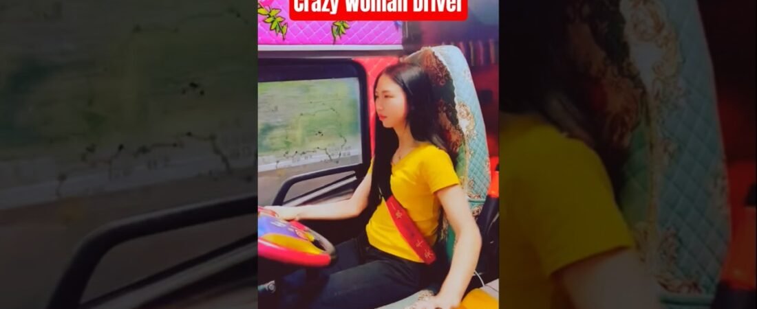 CRAZY WOMAN DRIVER #truckinglife #truck #truckdriver #trucker #women #automobile