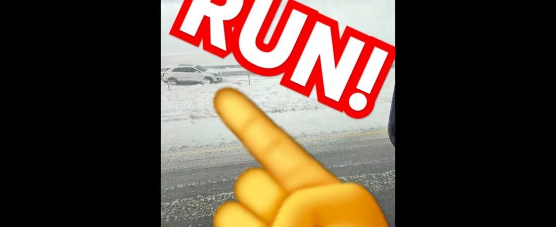 Cars sliding off the highway everywhere. You can’t run from this snowstorm.