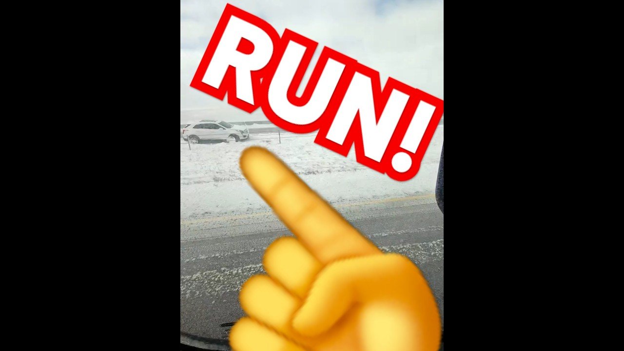 Cars sliding off the highway everywhere. You can’t run from this snowstorm.