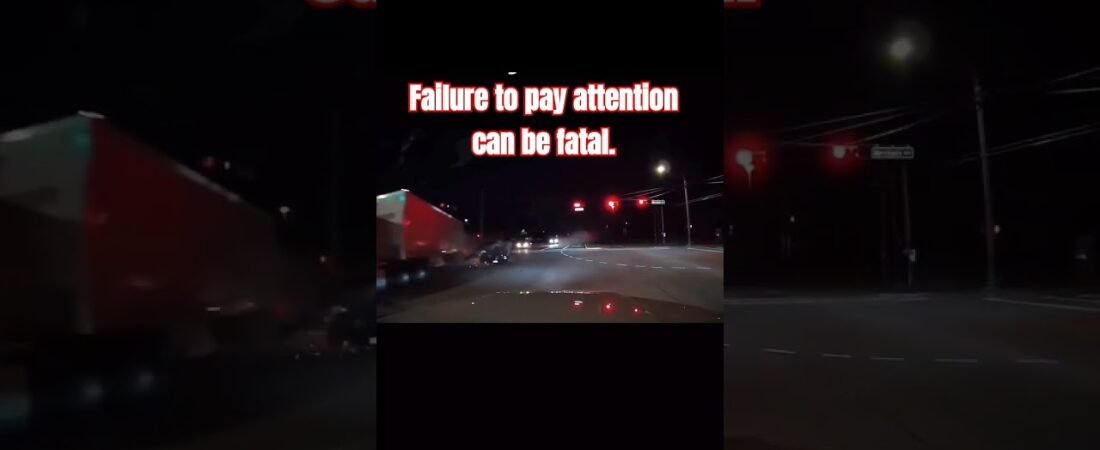 Cops Failure to Pay Attention end in tragedy.