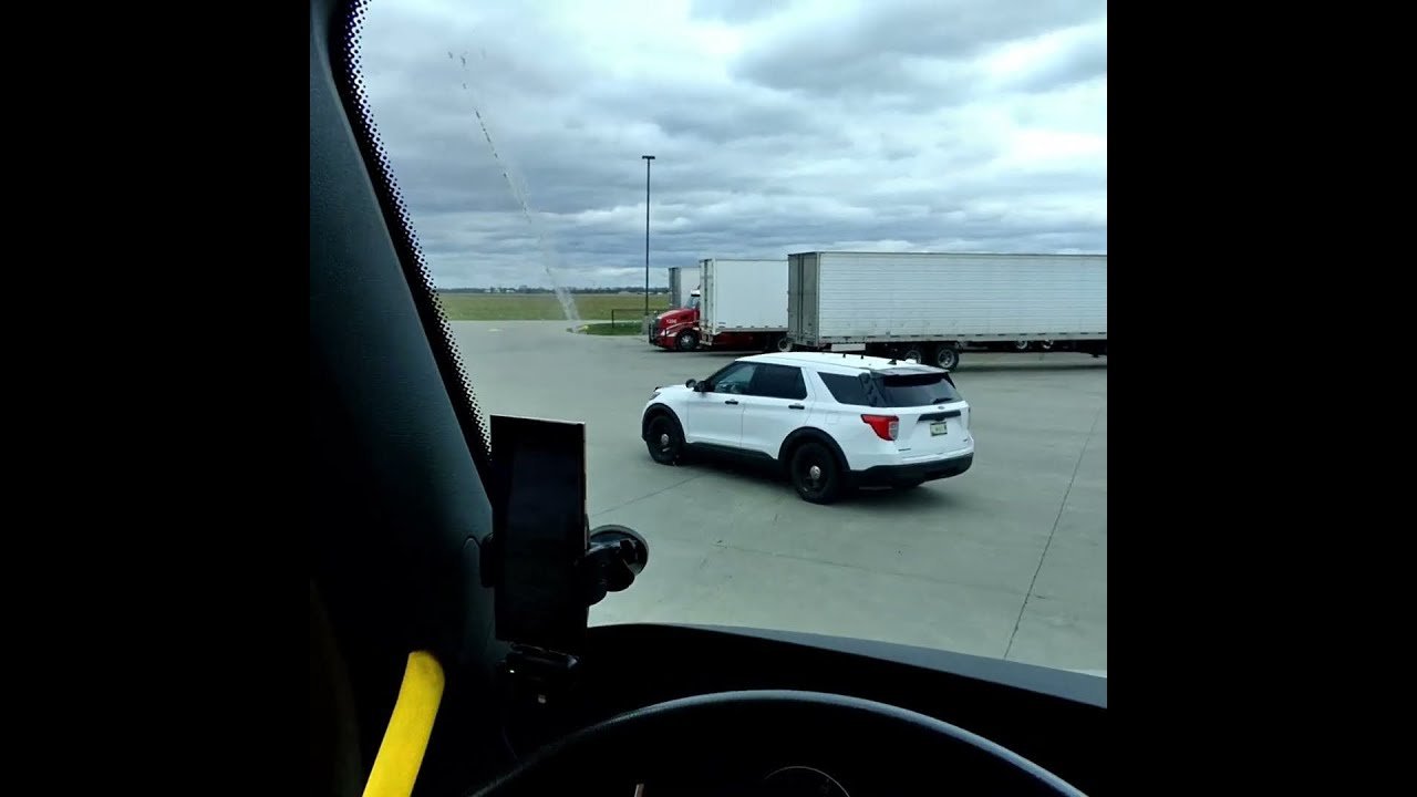 Cops creeping through Truck Stop