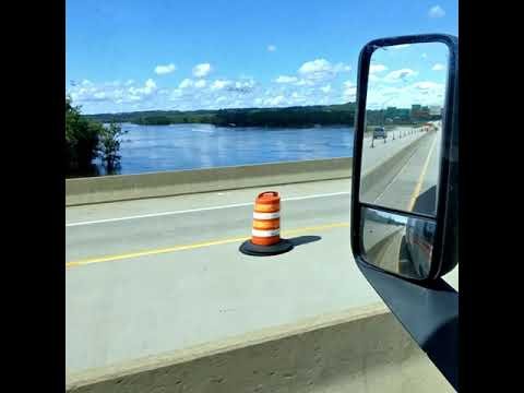 Crossing the Mississippi River and Colorado River at the same time on this special bridge!