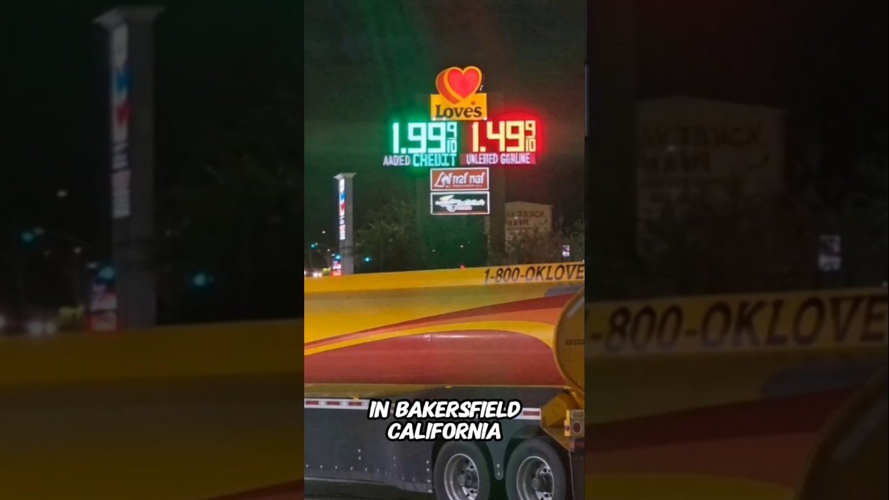 DIESEL AND GAS PRICES JUST DROPPED TO RECORD LOW IN CALIFORNIA.