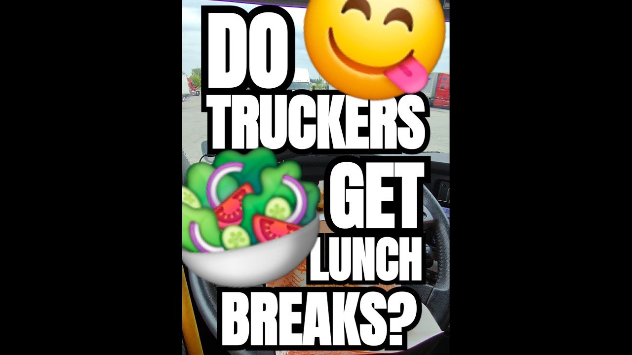 DO TRUCKERS GET LUNCH BREAKS? NO. But you can’t drive and eat fried chicken!