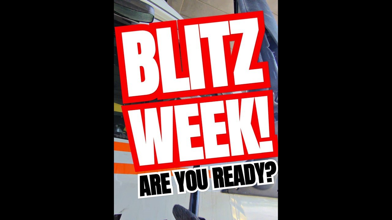 DOT BLITS WEEK! ARE YOU READY? DON’T GET CAUGHT SLIPPING.