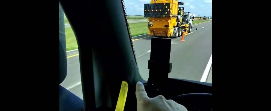 DOT stole the lines off the highway. How are we going to know what lane to be in now? This is nuts!