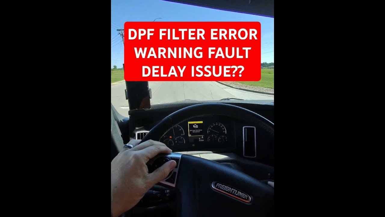 DPF FILTER ERROR WARNING FAULT DELAY ISSUE??