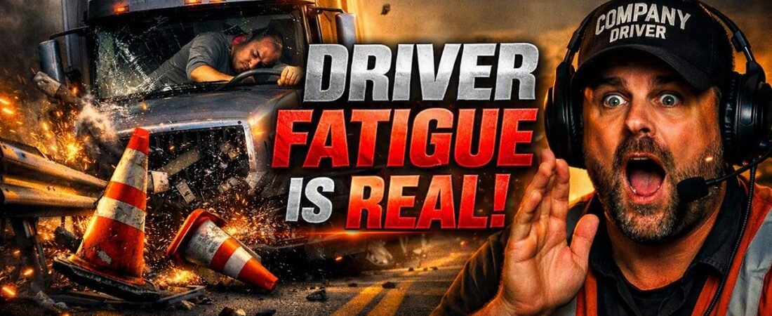 DRIVER FATUGUE IS REAL! – PULL OVER AND REST!