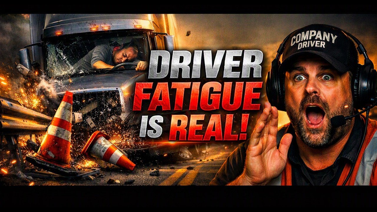 DRIVER FATUGUE IS REAL! – PULL OVER AND REST!