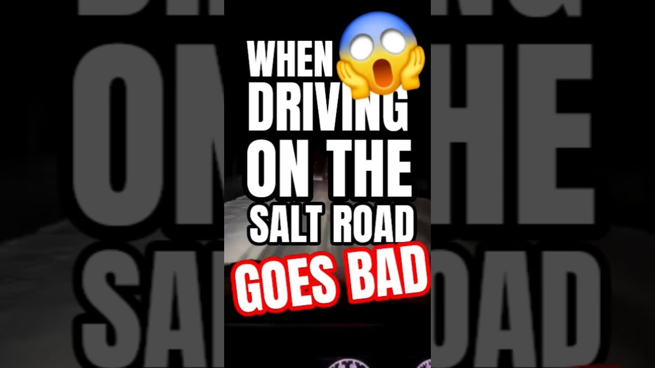 DRIVING ON SALT ROADS MIGHT BE THE MOST DANGEROUS PLACE TO DRIVE A SEMI TRUCK.