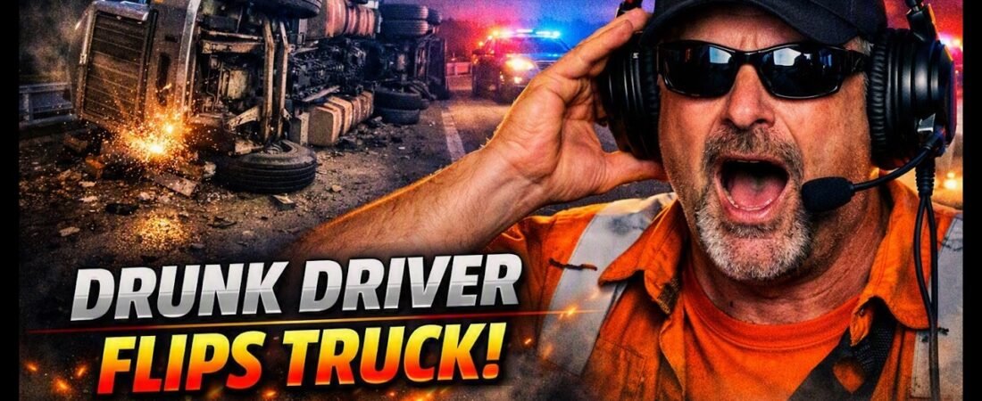 DRUNK DRIVER FLIPS TRUCK! – If You Laugh, You’re a Trucker #66