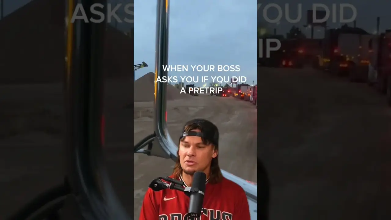 Did you do your PRE-TRIP driver? There’s only one way to answer that question. #truckdrivers