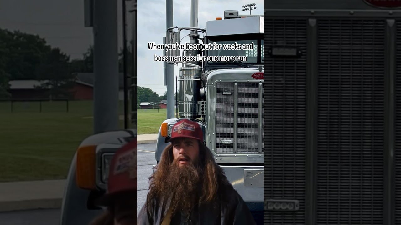 Dispatch asked for one more run. This is how it feels. A truck driver can only take so much.