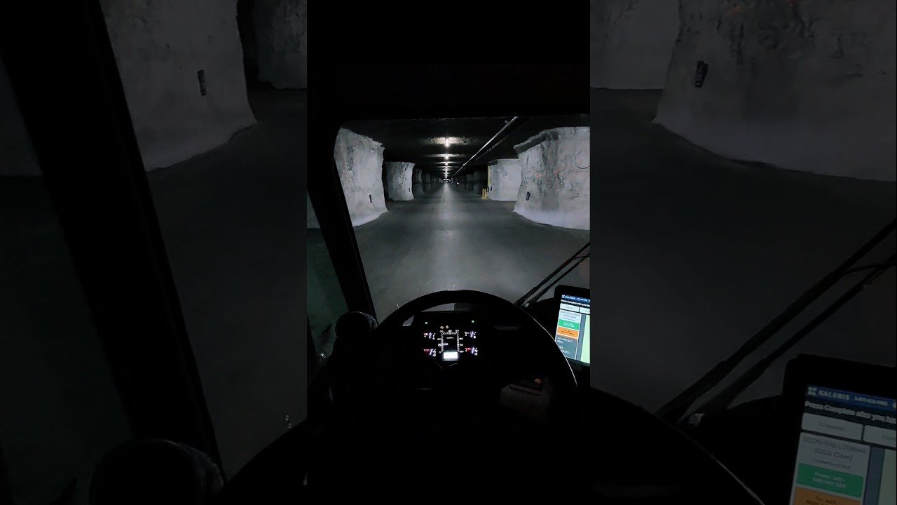 Diving in 🛑SECRET Government Caves that go to 33 Countries! Trucking Globally. International Trucker