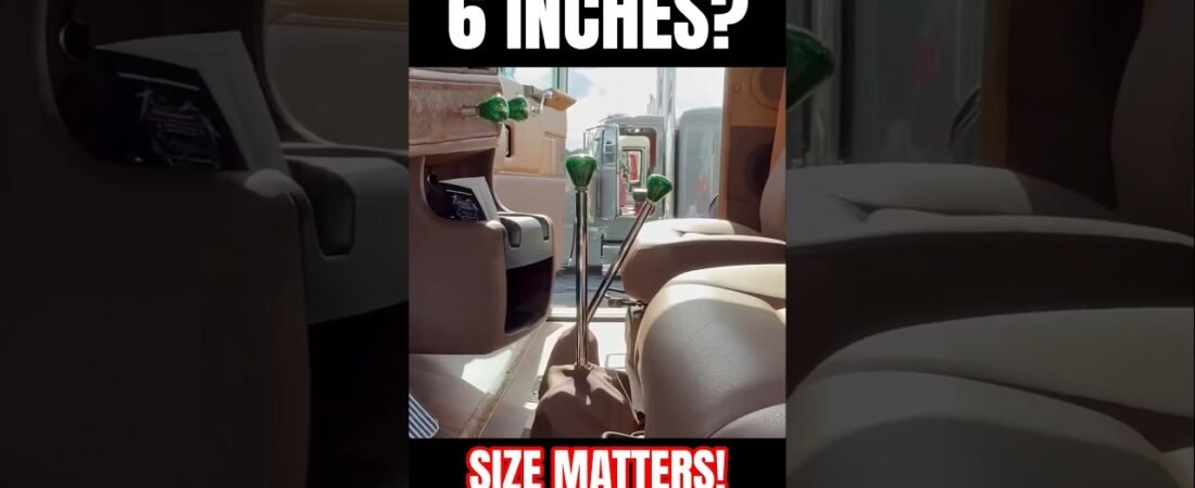 Does SIZE MATTER in trucking? This trucker seems to think so.