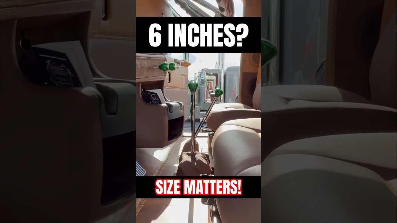 Does SIZE MATTER in trucking? This trucker seems to think so.