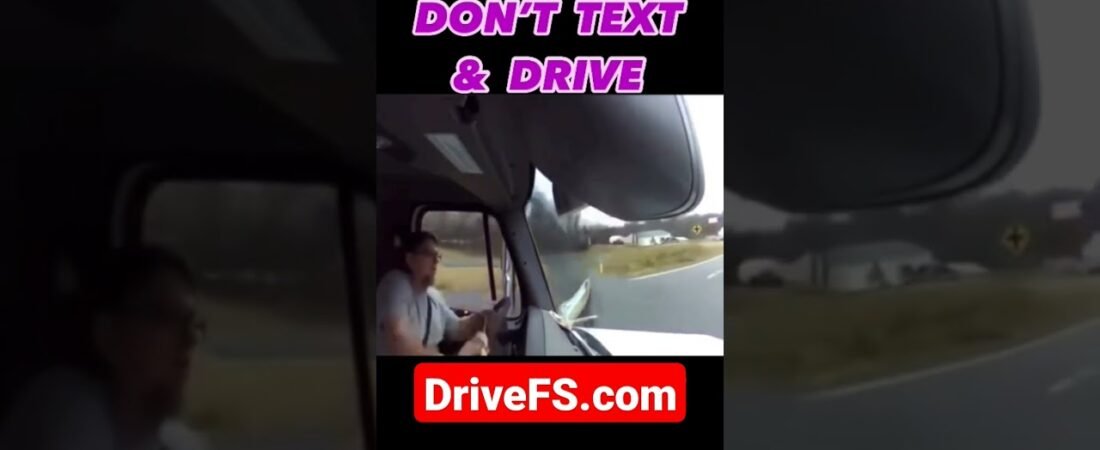 Don’t Text and Drive a Big Rig. This will end your career and your life. Stay Safe Out There Driver!