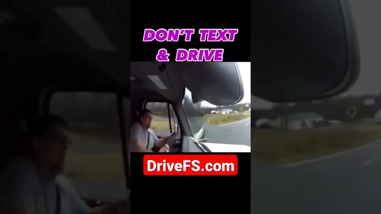 Don’t Text and Drive a Big Rig. This will end your career and your life. Stay Safe Out There Driver!