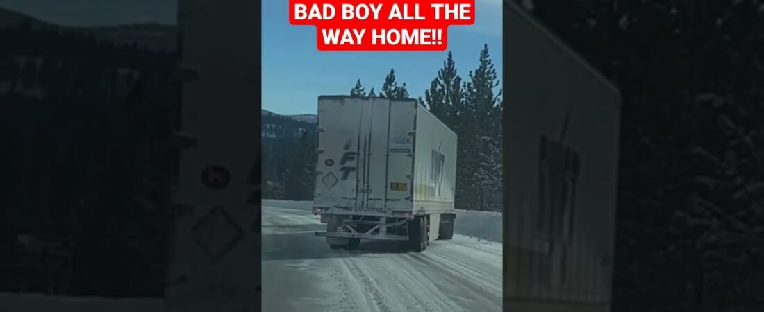 Drifting a Loaded Big Rig in the snow never looked so easy. Jump in, let’s ride!