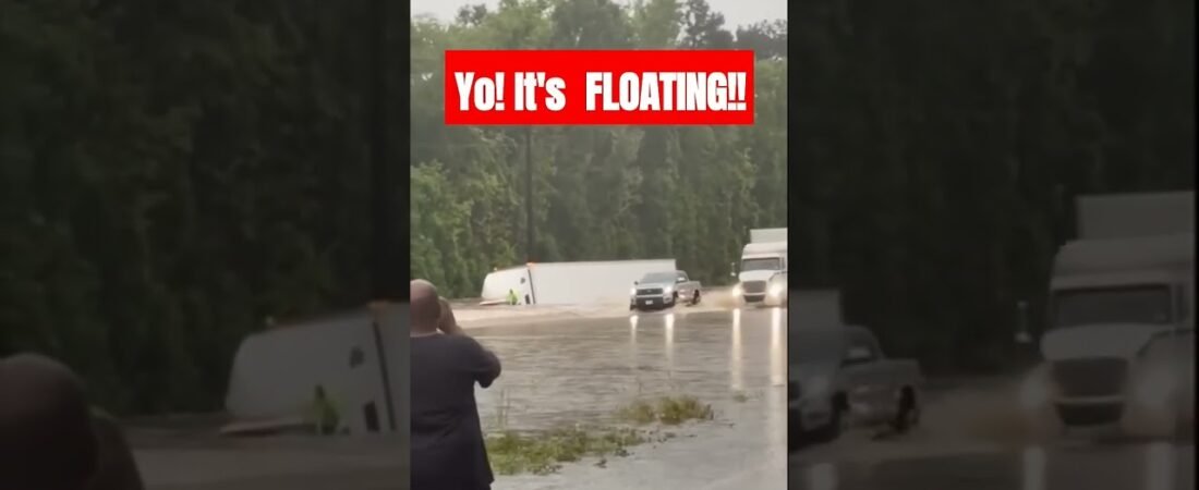 Driver, Your Truck is FLOATING AWAY!! Use your Flip Flops to help you Swim To Safety! You’re Fired!