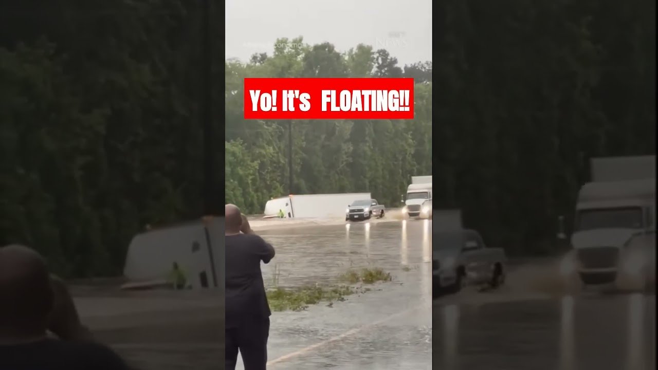Driver, Your Truck is FLOATING AWAY!! Use your Flip Flops to help you Swim To Safety! You’re Fired!