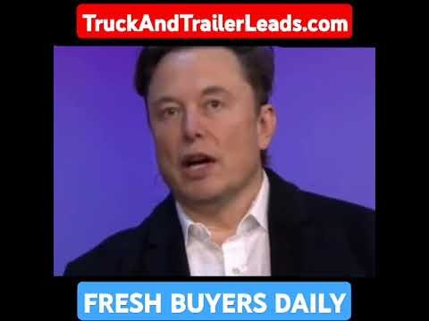 Elon Musk’s invention to help Semi Truck DEALERS and SALES PEOPLE connect with Real BUYERS Daily.