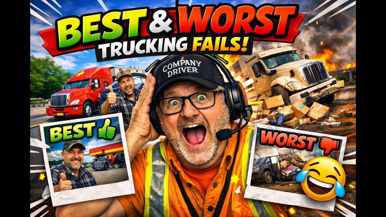 FAILS from the Truck Stop – If You Laugh, You’re a Trucker #69