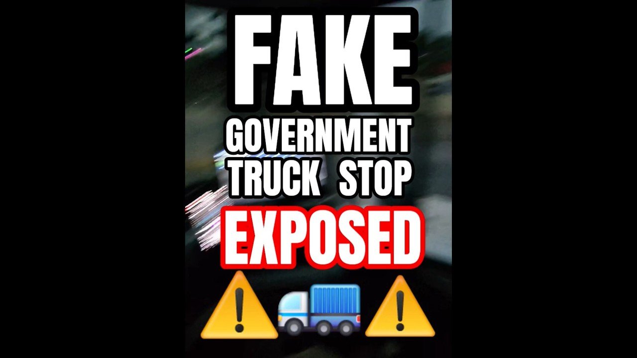 FAKE GOVERMENT TRUCKSTOP EXPOSED! This isn’t a real truck stop.