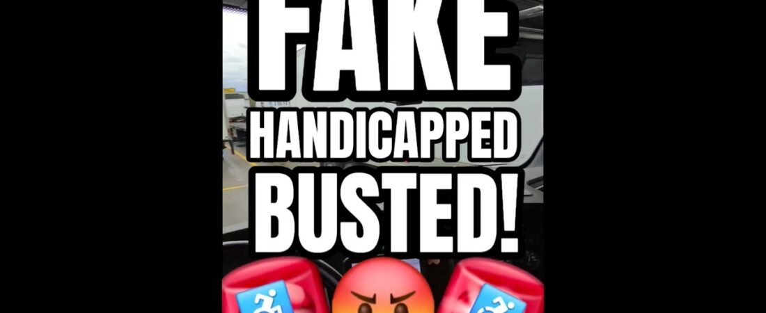 FAKE HANDICAPPED TRUCKER BUSTED AT THE TRUCK STOP